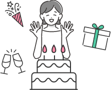 お誕生日休暇あり